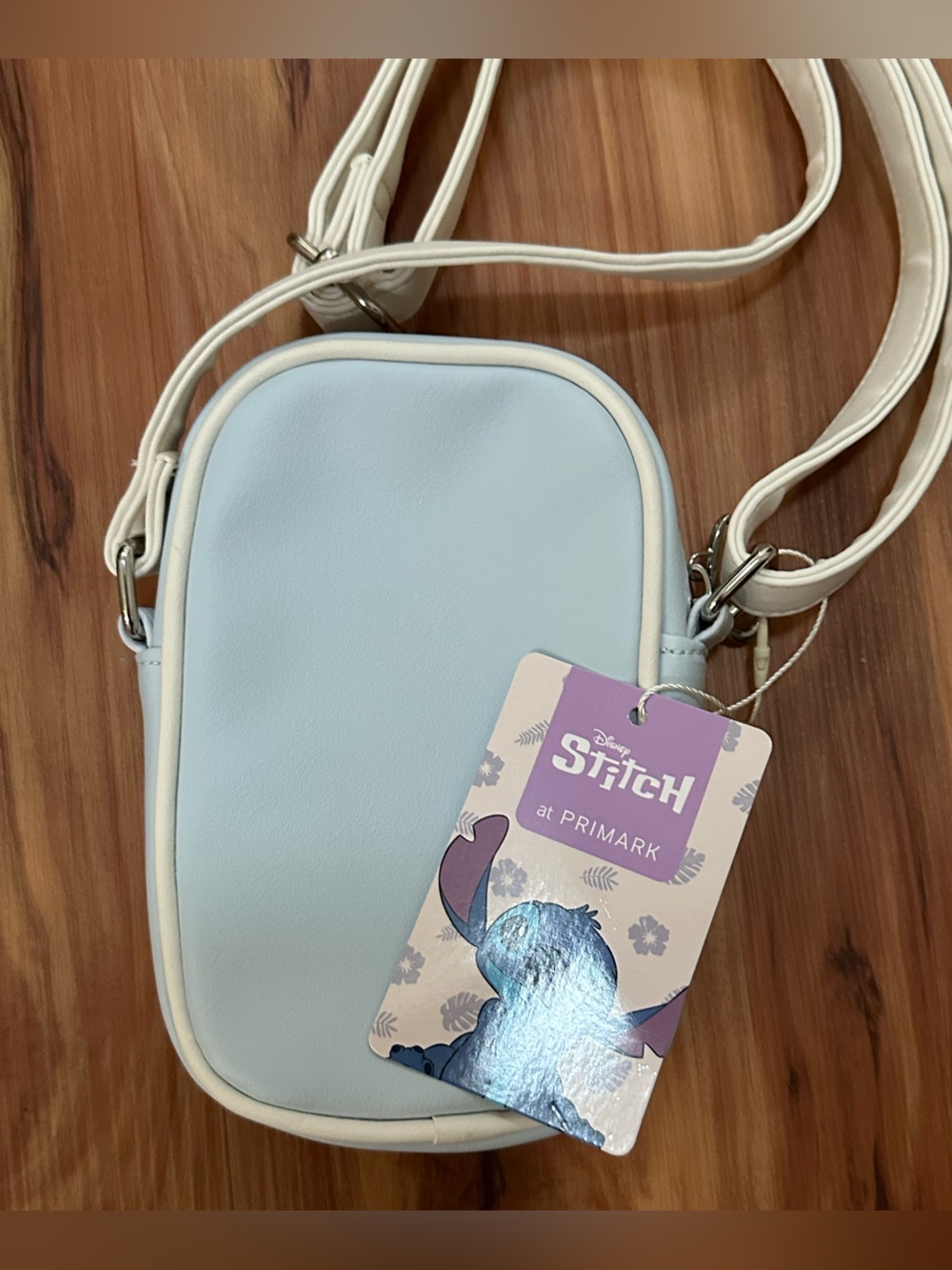 NWT Disney Primark Light Blue Stitch Mini Crossbody Bag - Picture 3 of 3